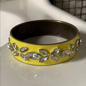 J.Crew Yellow Rhinestone Bracelet